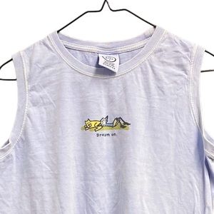 Life is Good sleeveless tee, SZ